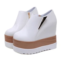 the new spring and autumn 2020 leisure versatile slimming single shoes with high heels and thick soles sponge cake shoes