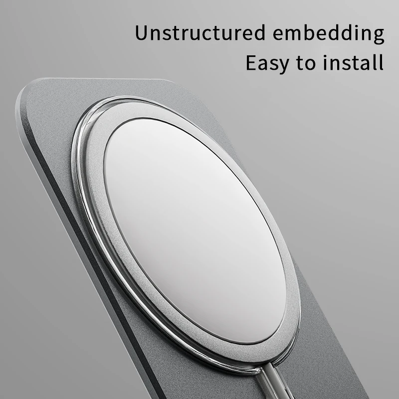 Wireless Charger Stand Desktop Phone Holder For IPhone 12 mini Magenatic Charger Bracket Wireless Charging Automatic Adsorption