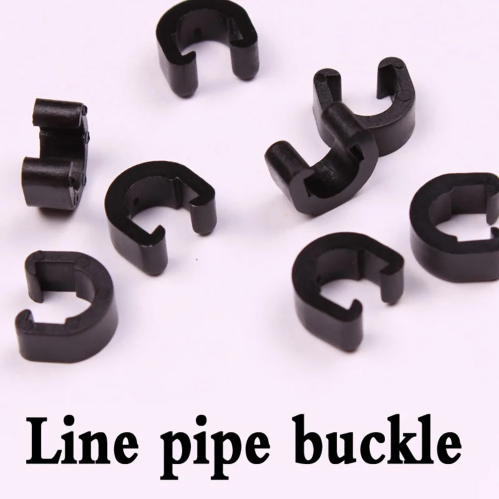 

50pcs Style Buckle Snap Clamp Disc Brake Cable Sets Pipe Line Deduction Transmission Pipe C-buckle Clasps Housing Hos