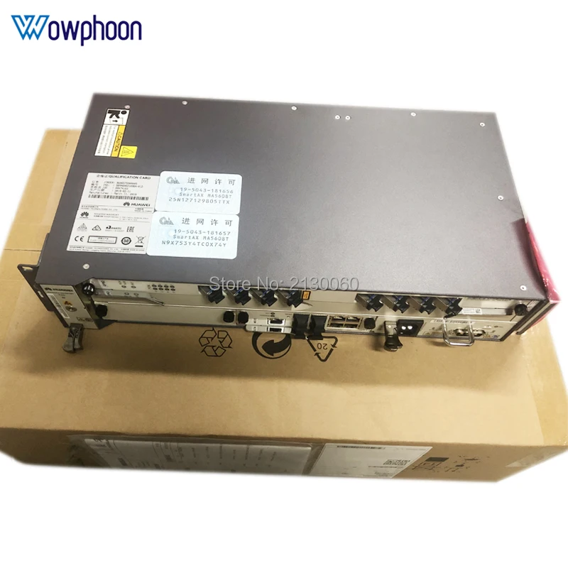 Huawei 19 дюймов GPON OLT MA5608T AC 1* MPWD/DC 1* MPWC мощность, 1G 1* MCUD плата управления с 8 портами 1* GPBD C+ сервисная карта