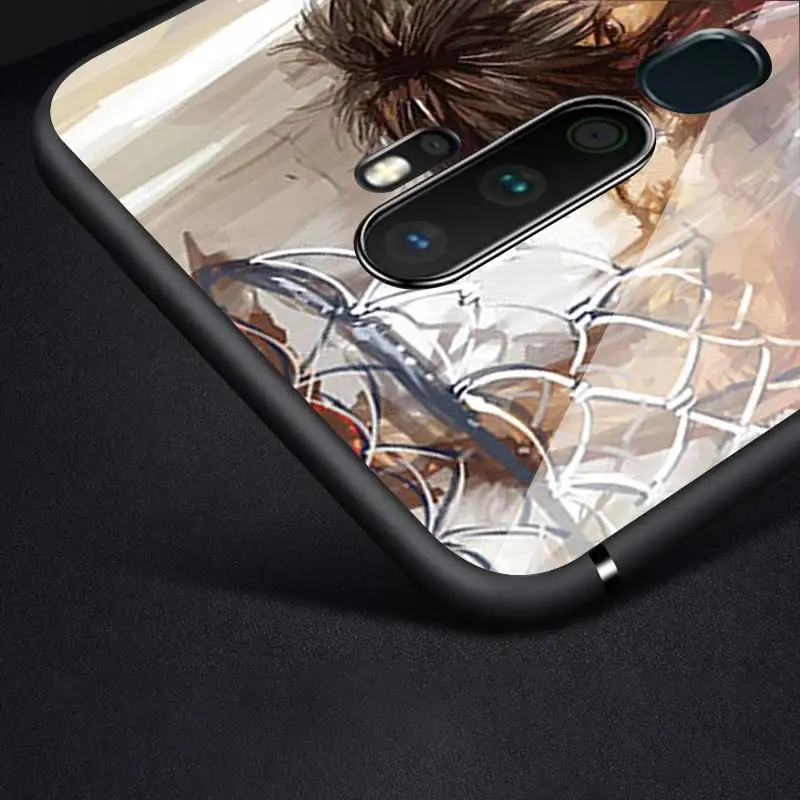 

Cartoon Anime Slam Dunk for OPPO Reno 2 Z 2Z 2F 3 4 Pro 5G F7 A5 A9 2020 Super Bright Black Phone Case Soft Cover Shell