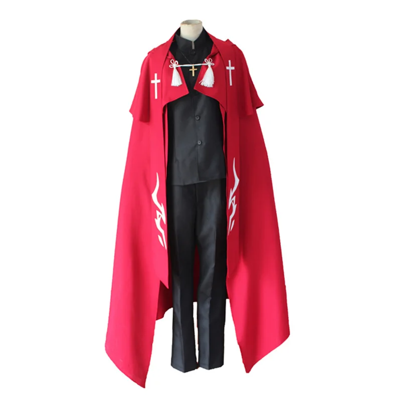 Fate Apocrypha Косплей Костюм Shirou Kotomine Master Of Assassin of Red Полный комплект мужские костюмы