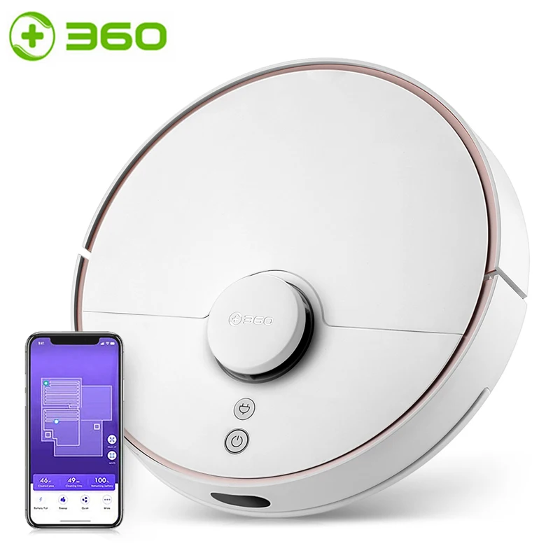 360 S7 робот пылесос 2000Pa большой всасывающий ультра тихий домашний аспиратор