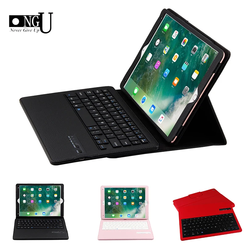Роскошный чехол для iPad Pro 12 9 2017 Bluetooth клавиатура 2015 / ''Планшет Флип кожаный