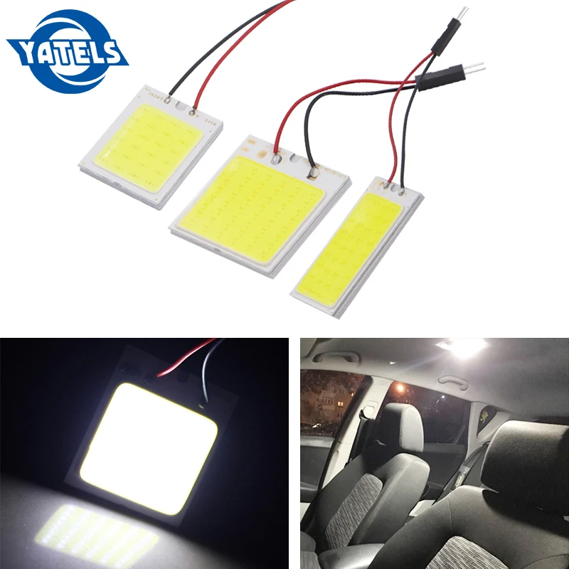 1 шт. T10 Cob 24 36 48 SMD Автомобильный светодиодный панельный светильник s автомобильный