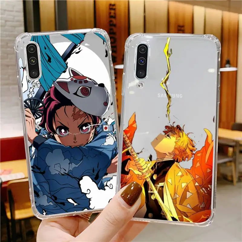 

Demon Slayer Anime Phone Case For Xiaomi Mi 11 Ultra Lite 10 Redmi Note 9 8 7 9a K30S K40 Pro Transparent Coque
