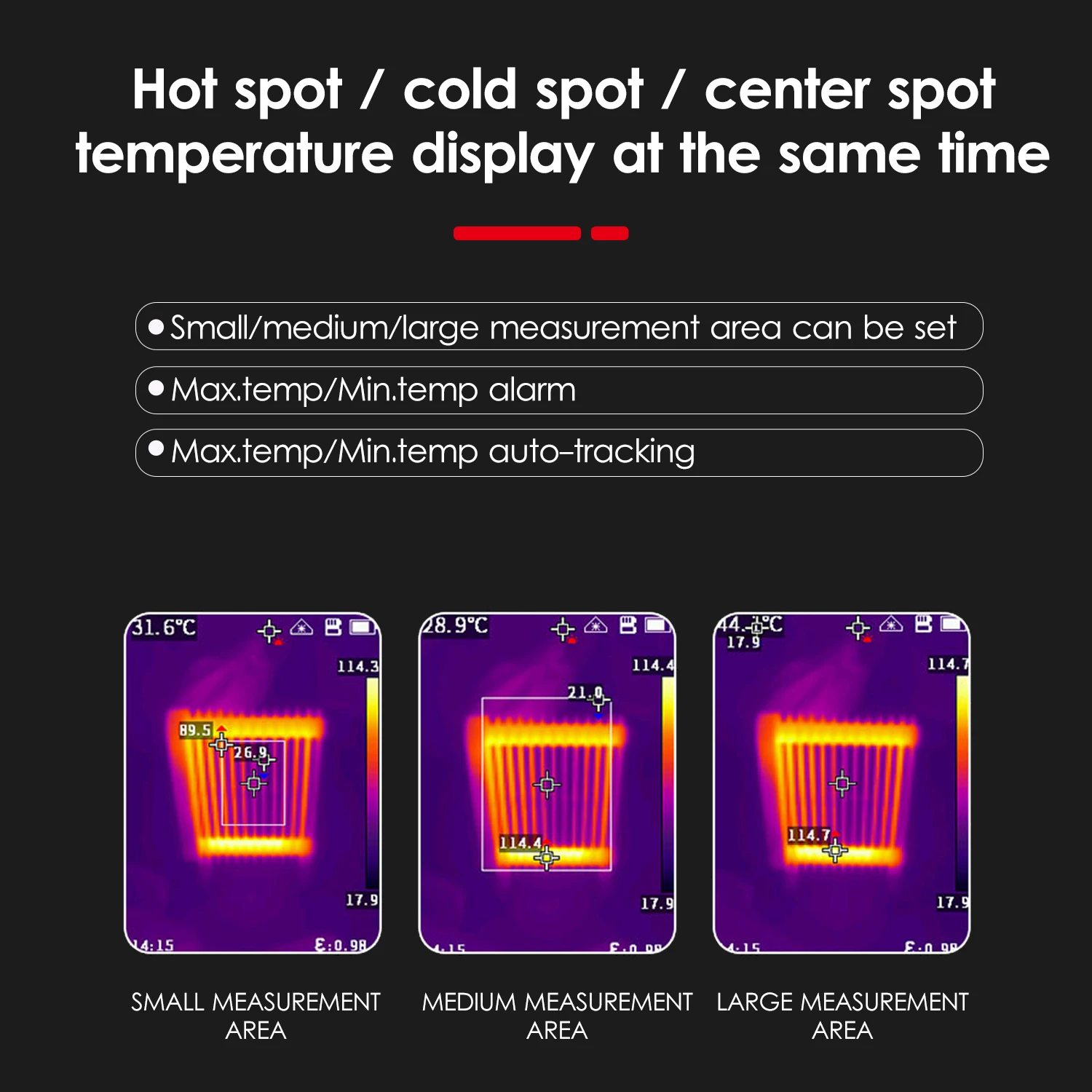 Тепловизор T120 инфракрасная тепловизионная камера ручная промышленная