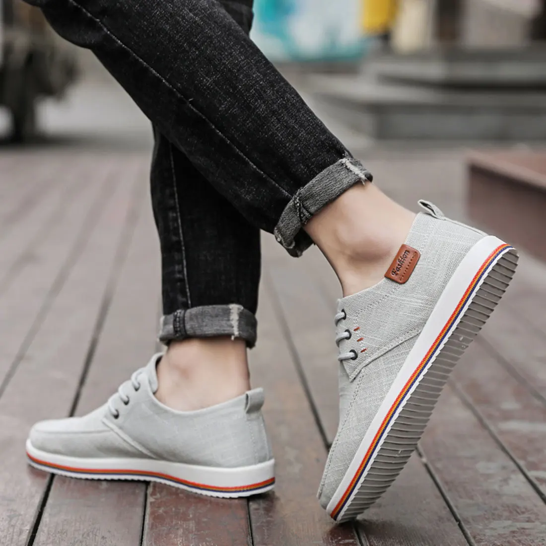 

New Men Canvas Shoes Breathable Male Casual Shoes Fashion Chaussure Homme Soft Zapatos Hombre Summer Men Cool Shoes Dropshipping