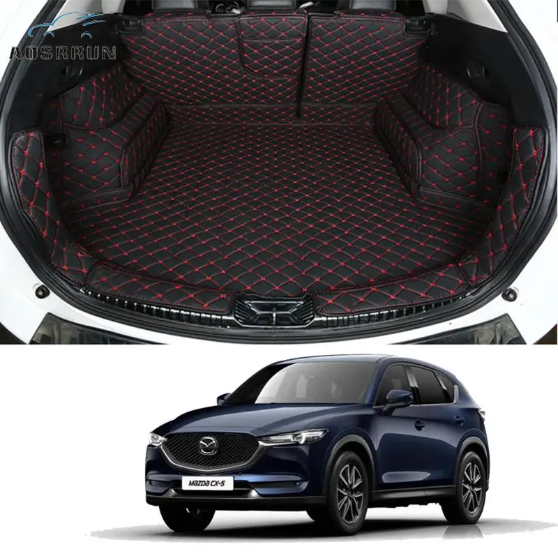 

Автомобильный коврик для багажника Mazda CX-5 2021, водонепроницаемые устойчивые к царапинам и грязеотталкивающие автомобильные аксессуары
