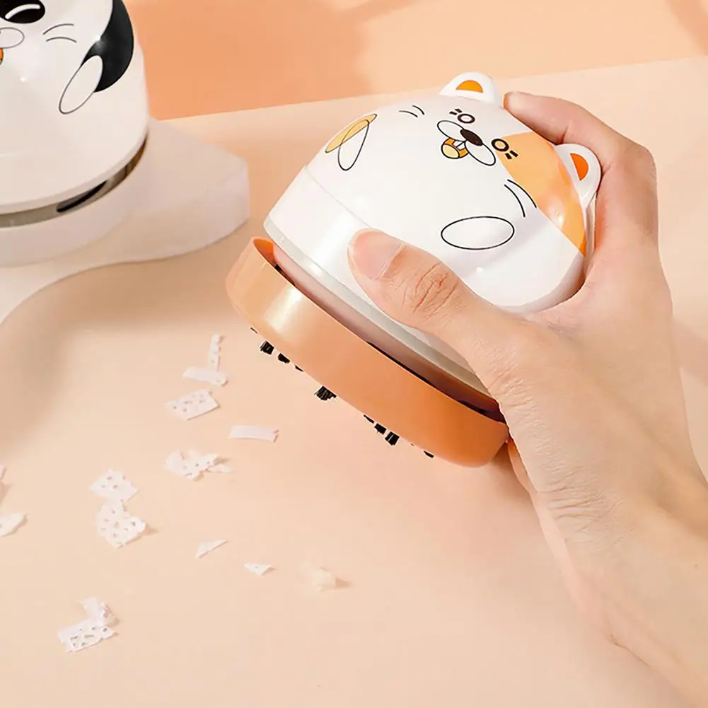 

Mini Vacuum Table Vacuum Cleaner Dust Cleaner Desktop Coffee Dust Collector For Home Office Desktop Cleaning Large-Capacity