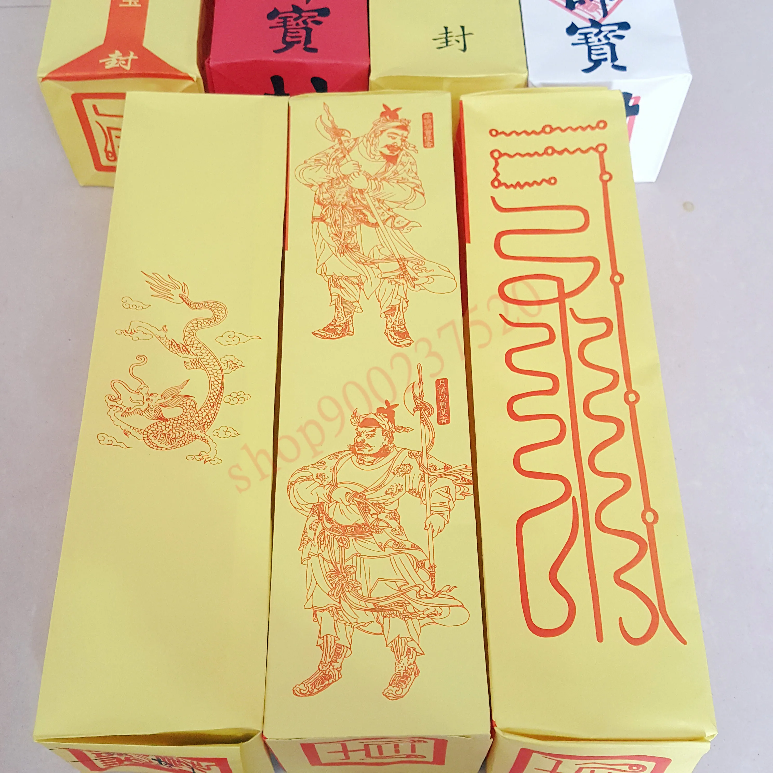Taoist Supply mantra text table tube master treasure blank complete | Дом и сад