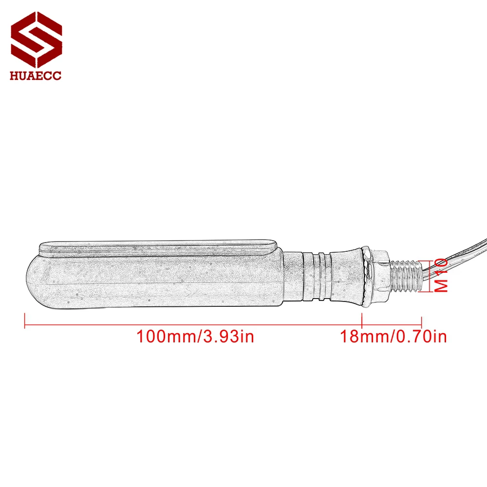 

4PCS Motorcycle Turn Signal Led Light Flowing Waterproof IP68 Indicators Blinkers Flicker DRL Brake Lamp Multi-function