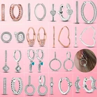 Серебряные серьги, серебряный цвет, асимметричные серьги-кольца в форме сердца для Женщин, Модные Разноцветные серьги, ювелирные изделия, подарок