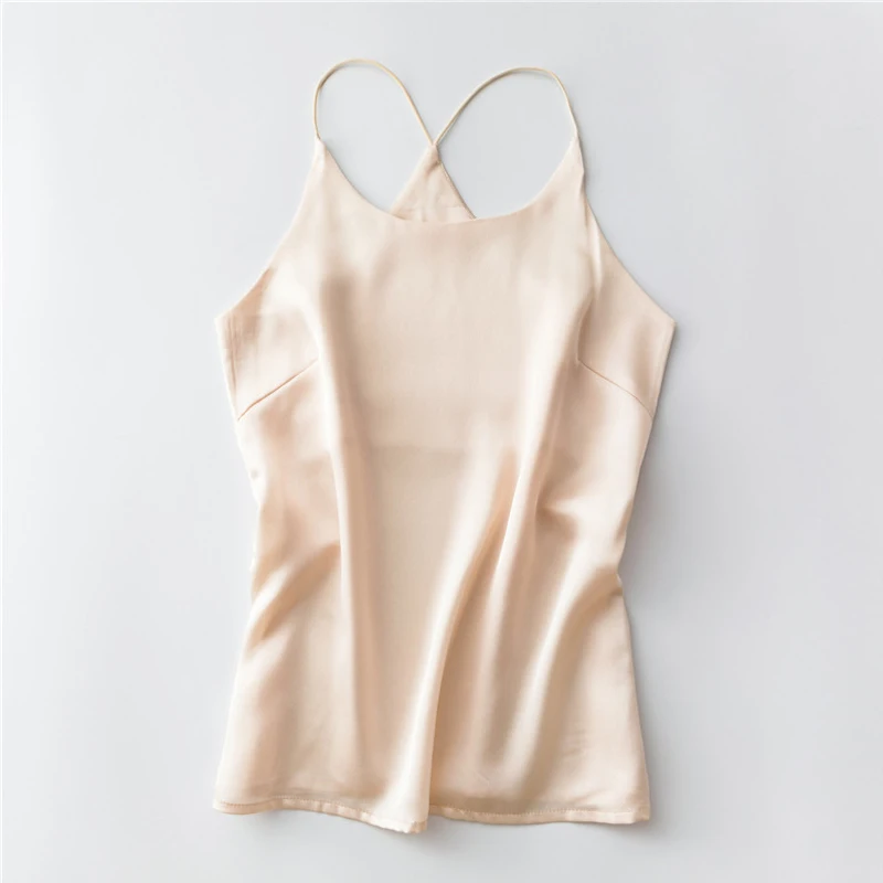 Летние топы без рукавов для спортзала женская сексуальная шелковая майка из