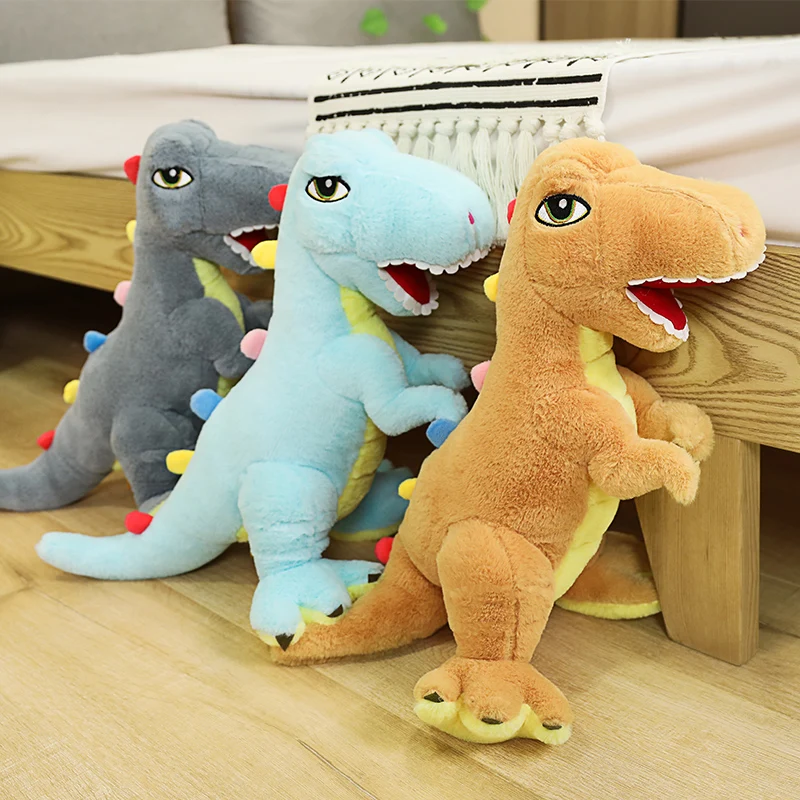 

60-110cm Cute Giant Dinosaur Plush Doll Cartoon Stuffed Animal Dino Toy for Children Baby Boys Soft Christmas Birthday Gift