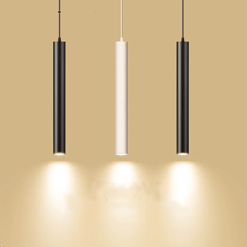 Цилиндрические светодиодные подвесные светильники с регулируемой яркостью