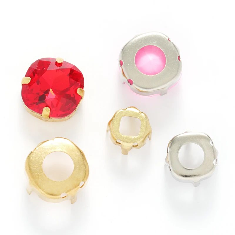 XIAOPU подушки Стразы когти выдалбливают свободные камни утолщаются медный