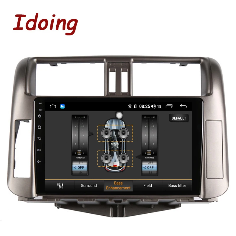 Автомагнитола Idoing 9 дюймов 4 Гб + 64 ГБ мультимедийный видеоплеер на android