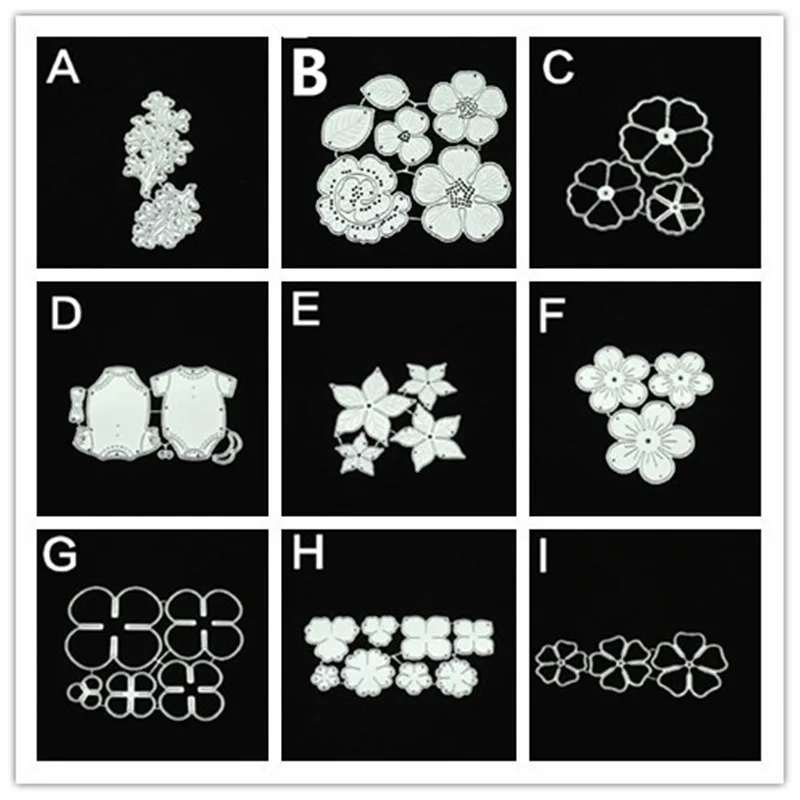 

Flower Leaves Clothes Metal Cutting Dies 2021 New Diy Die Molds Scrapbooking Paper Making Die Cuts Crafts