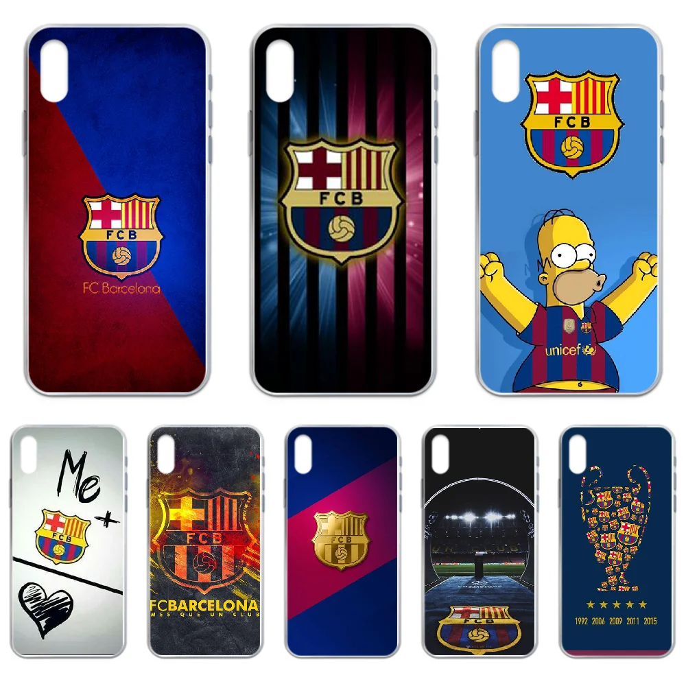 Чехол для телефона из мягкого ТПУ с изображением Барселоны и футбола чехол Iphone 11 7
