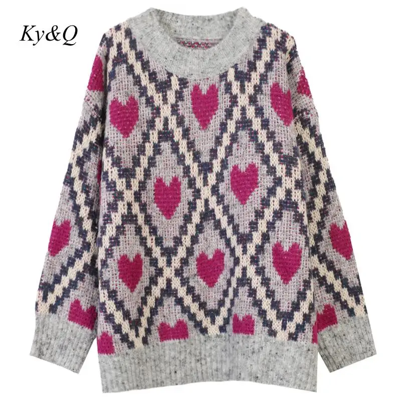 Высококачественный Женский модный винтажный пуловер Зимний Рождественский