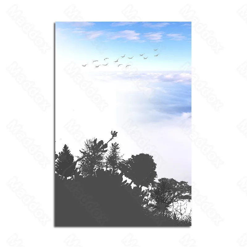 

Frameless Style Small Fresh Dreamy Beautiful Artistic Conception Girls Bedroom Hanging Paintings Creative Decorative Paintings