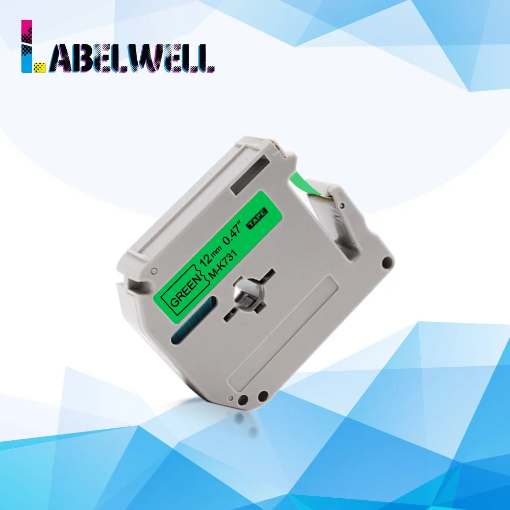 Labelwell ламинированные крепкие клейкие ленты для этикеток MK731 MK 731 M K731 картридж