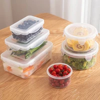 plastic bento box food container picnic snack meal kitchen food storage container food box for kids refrigerator organizer box