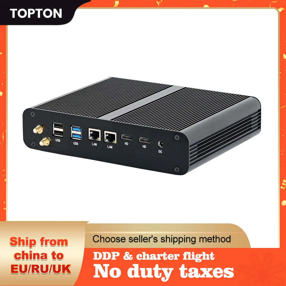Мини-ПК 10-го поколения Intel Core i7 1065G7 i5 1035G4 Windows 10 2xHDMI2.0 2xlan SD оптический SPDIF 8 * USB