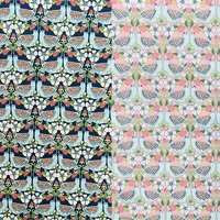 big fat bird 80s tissun liberty cotton poplin fabric for kids baby sewing cloth dresses skirt diy handmade patchwork meter 2021