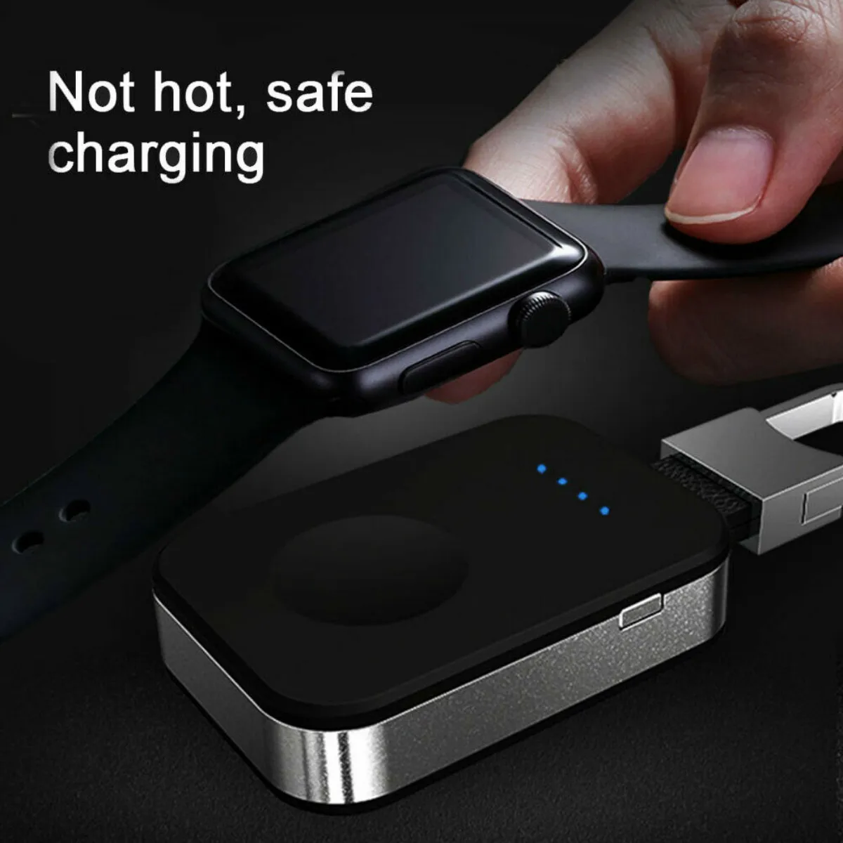 Беспроводное зарядное устройство внешний аккумулятор для iWatch 1 2 3 4 портативное