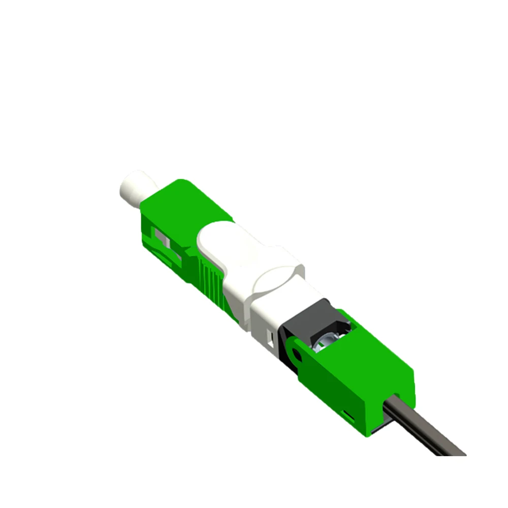 

100 шт./лот ESC250D SC APCSingle-Mode волоконно-оптический Быстрый разъем FTTH SM оптический Быстрый Соединитель Бесплатная доставка