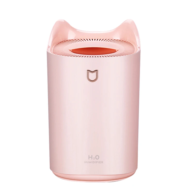 

Household Large Capacity Humidifier 3300ml Bedroom Living Room Office USB Diffuser Ultrasonic Mute Double Spray Mist Maker