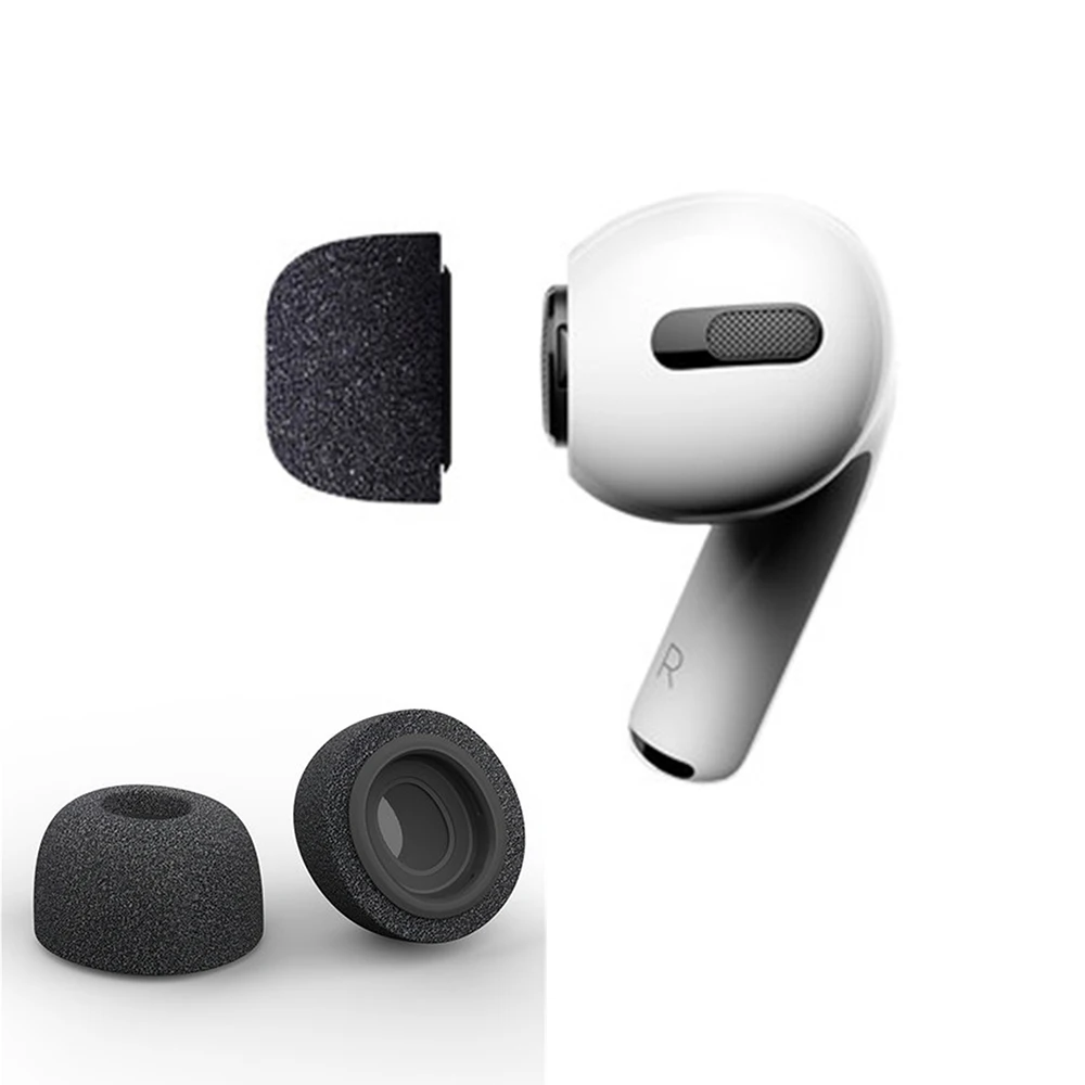 Силиконовые губчатые амбушюры с эффектом памяти для Apple Airpods Pro Сменные