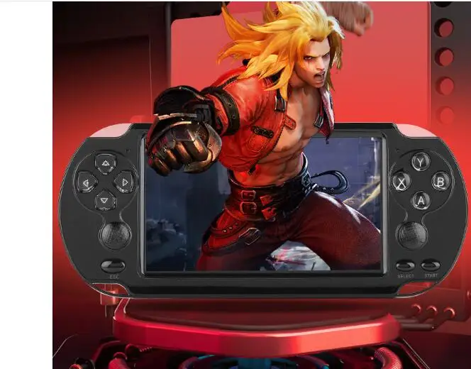 Большой экран цветной игровых консолей X9 S 8 Гб встроенной Перезаряжаемые Батарея