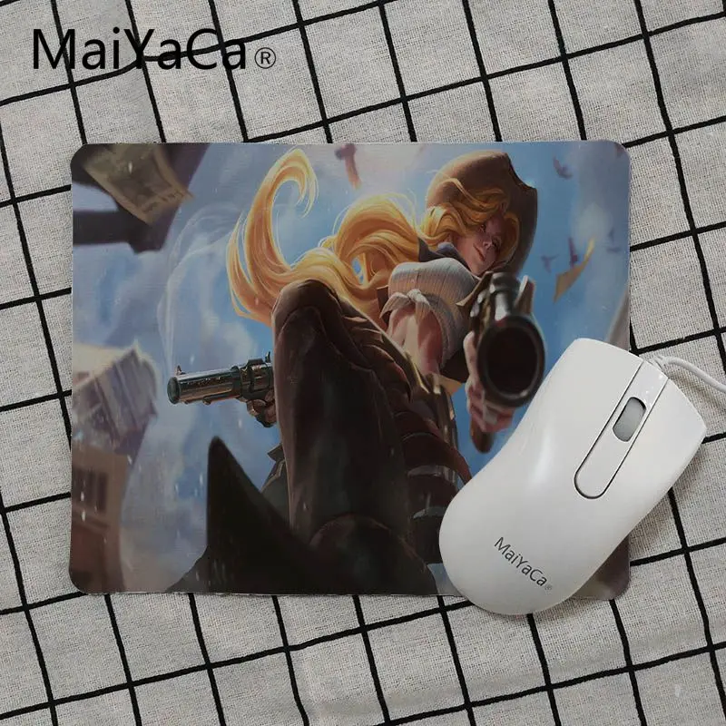 MaiYaCa League of Legend Miss Fortune большая акция русская игровая коврик для мыши настольные