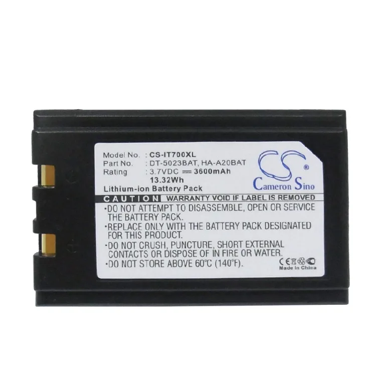 

Cameron Sino 3600mAh Battery for Casio IT-700 M30,DT-5025LAT,DT-950,DT-X10,DT-X5,DT-X5M10E,DT-X5M30E,DT-X5M30R,DT-X5M30U