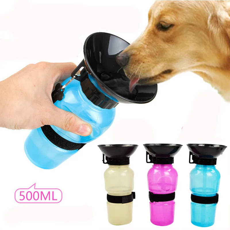 

Pet Dog Drinking Water Bottle Sports Squeeze Type Puppy Cat Portable Travel Outdoor Feed Bowl Drinking Water Jug Cup Dispenser