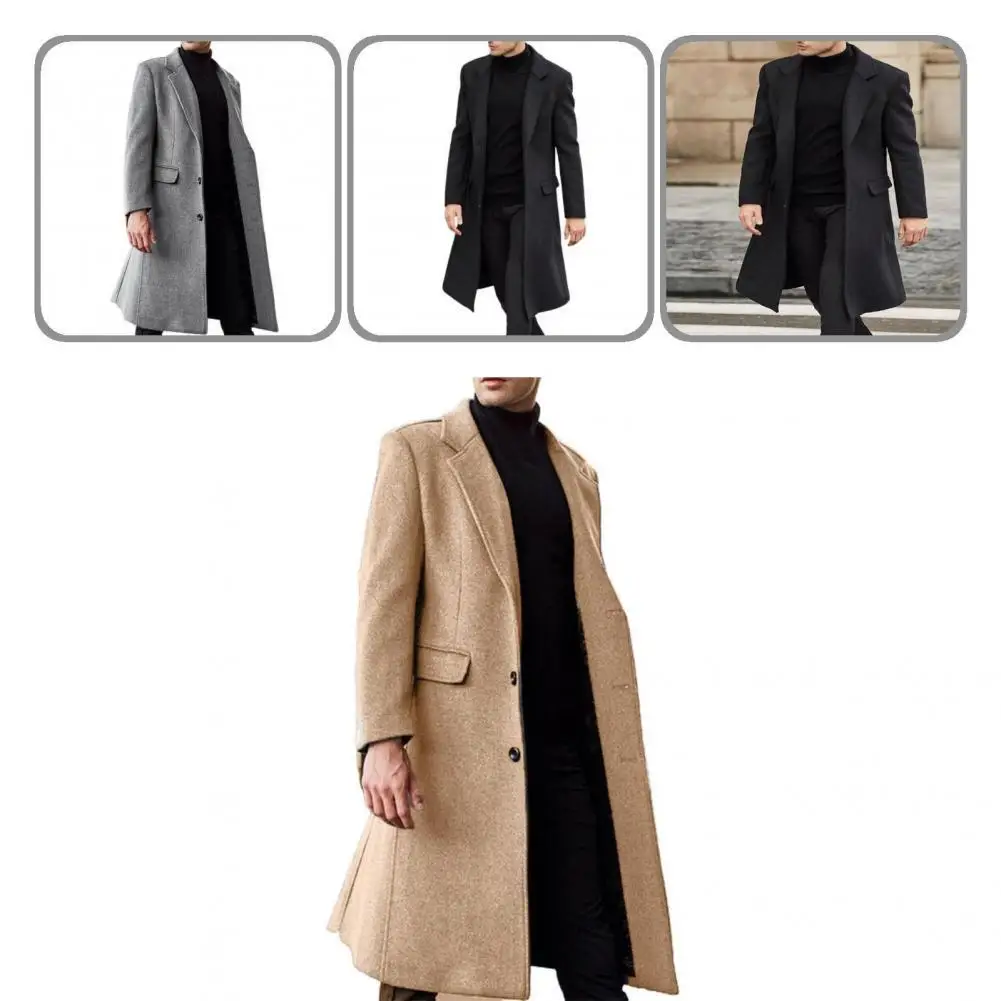

Fabulous Autumn Trench Cool Pockets Leisure Winter Jacket Winter Jacket Men Coat