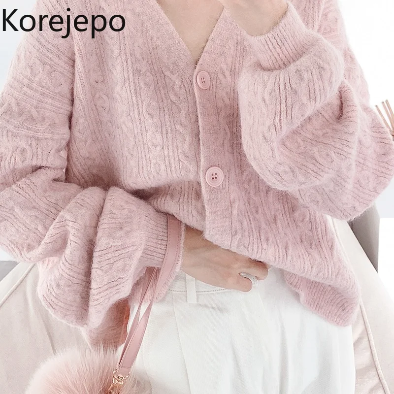 

Свитер-кардиган в Корейском стиле, Осень-зима 2021