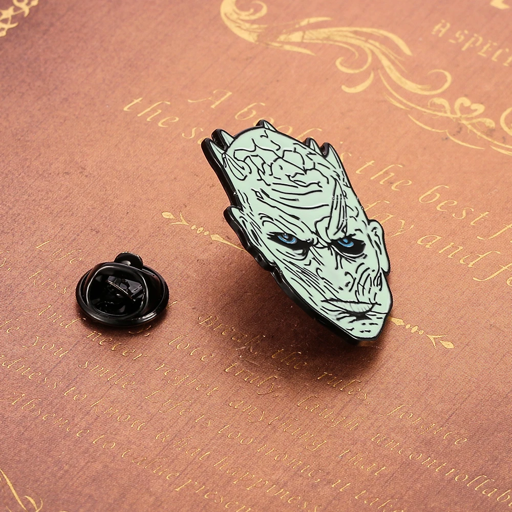 Брошь Игра престолов Ночной король цинковый сплав металлические эмалированные