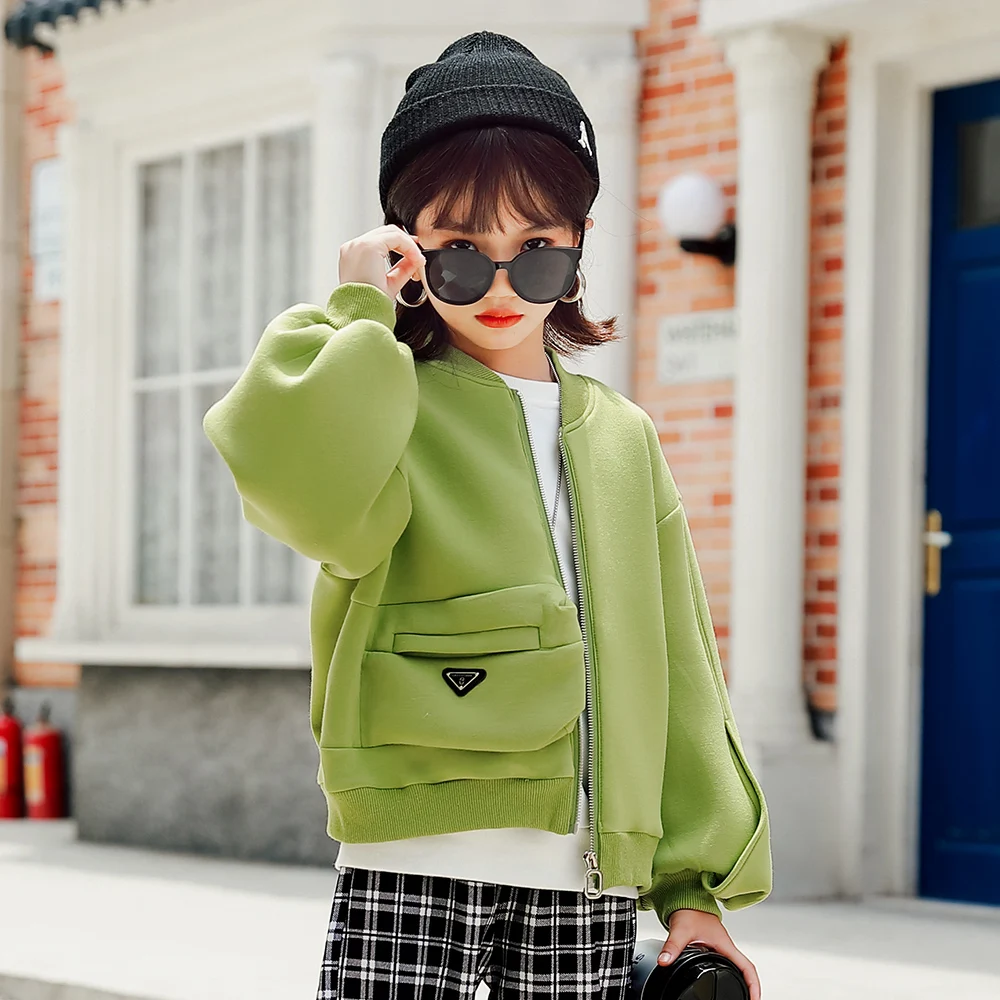 

Куртка для девочек, зимняя, теплая, с начесом