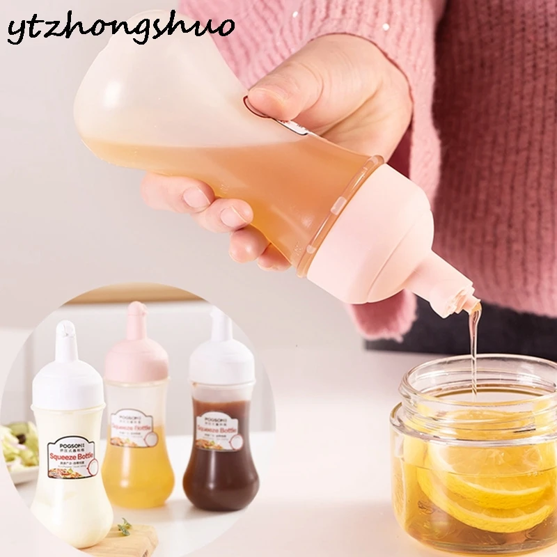 350 мл бутылка для кетчупа с крышкой пластиковый инструмент украшения тортов