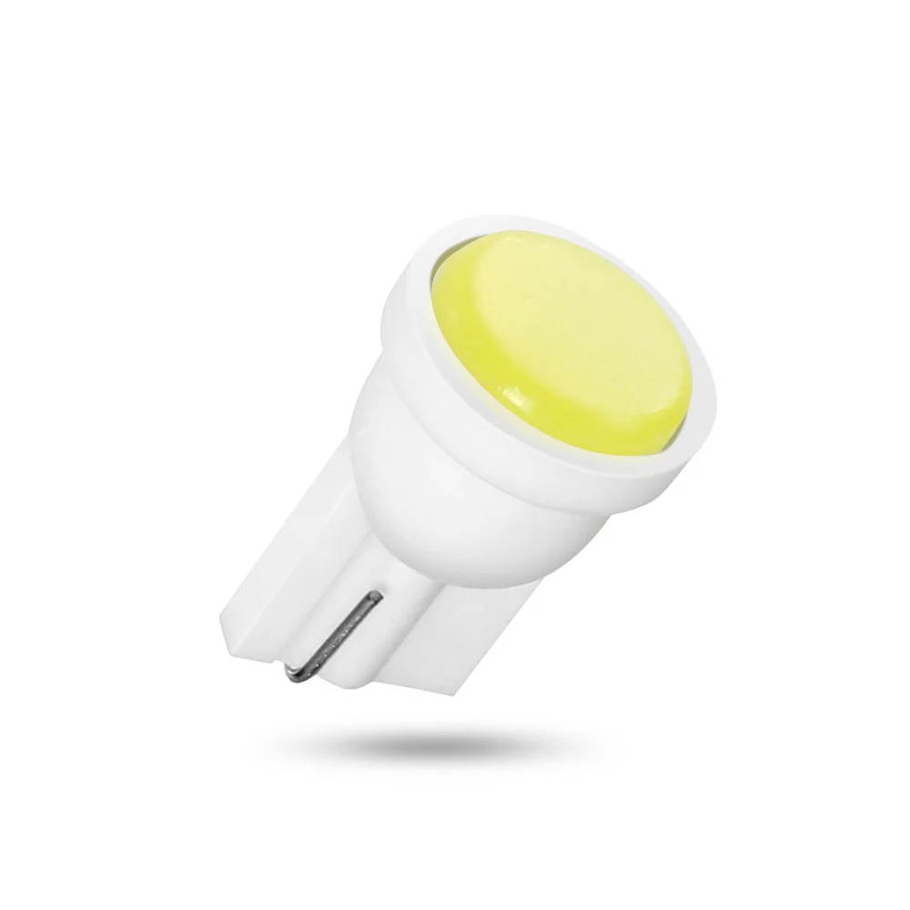 10pcs12V T10 194 168 SMD W5W автомобиля Белый светодиодный Клин боковой светильник лампы