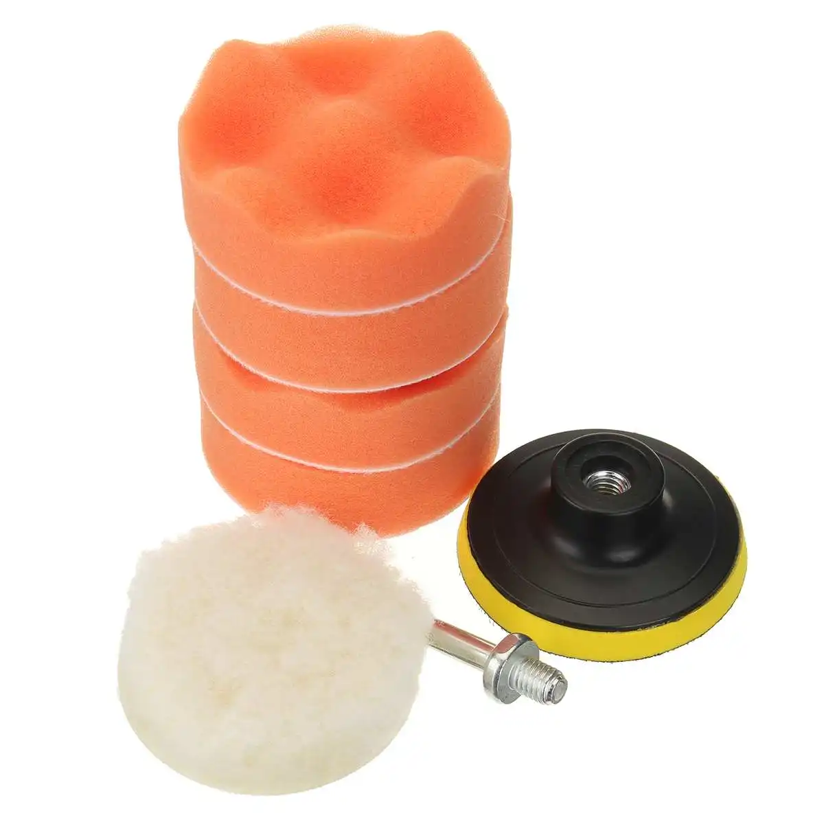 Набор шлифовальных губок для полировки колеса 7 шт. 3 дюймов стекла/автомобиля с