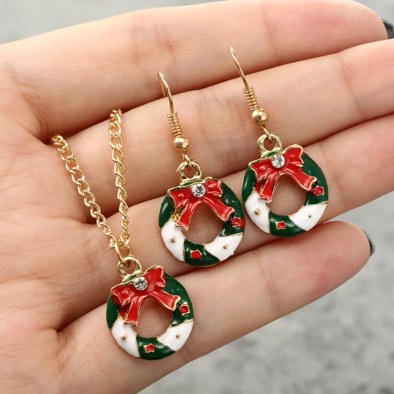 GZBEIYANG 2019 Горячая Рождество конфеты цвет пончики колье ожерелье лук мозаика