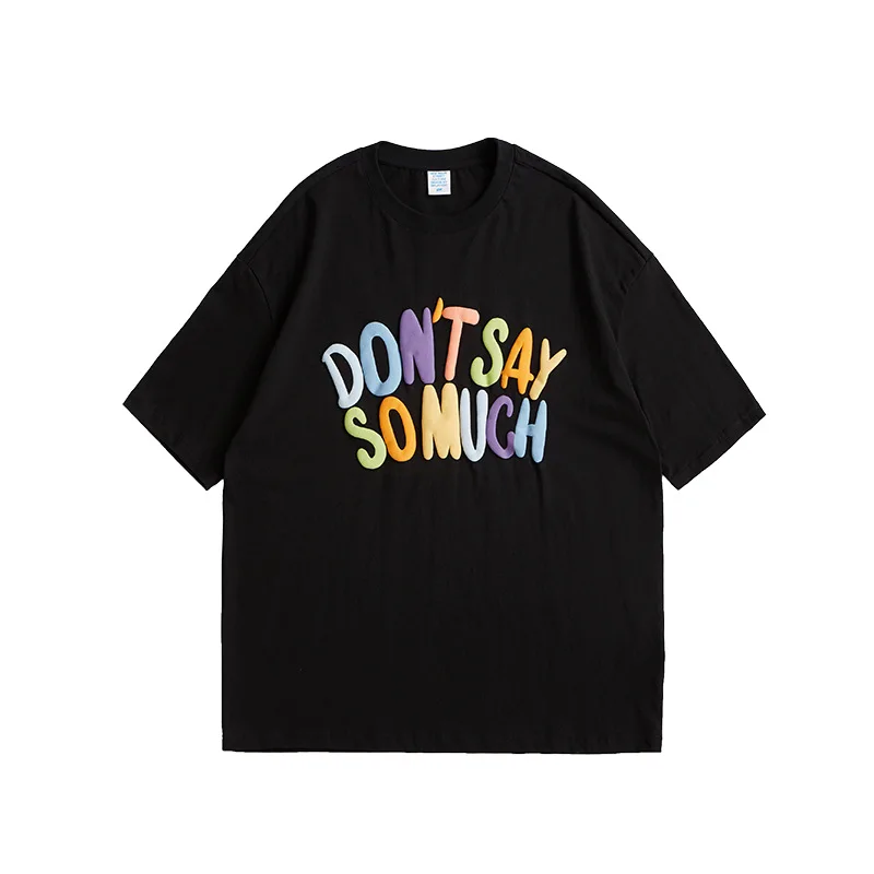 

INF Unisex T-shirt Man Woman Fashion Print T-shirt Summer Loose Spring and summer