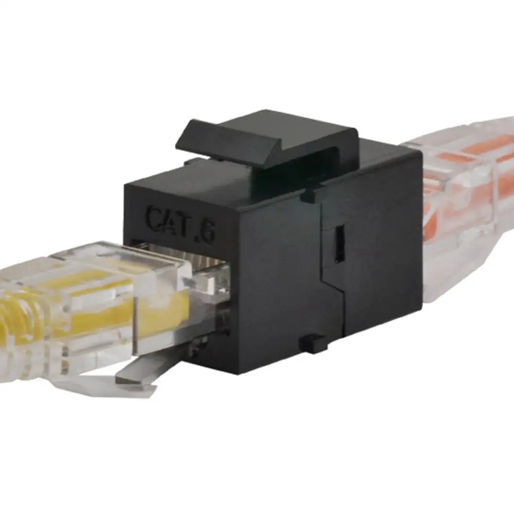 Встроенный соединитель CAT6 RJ45 разъем Keystone AMPCOM Cat.6 Прямой адаптер модуля