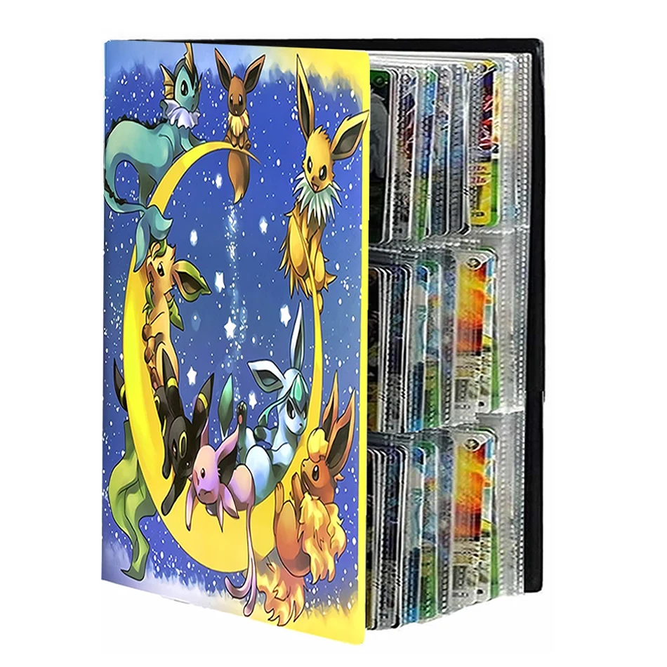 Альбом для коллекции карточек покемонов 9 отделений 432 альбом игры в подставка с