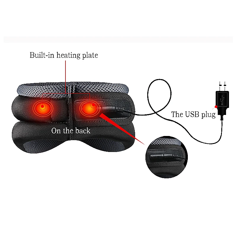 Heatable шейный Ортез для вытяжения устройство Поддержка шейки тяги спины плеча боли